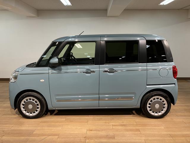 ムーヴキャンバスセオリーGターボ 弊社元試乗車/ナビ/バックカメラサポカーSワイド適合 USB接続端子 電動パーキングブレーキ シートヒーター 両側オートスライドドア Pスタート 全車速追従機能付ACC ホッとカップホルダー キーフリー(大阪府)の中古車