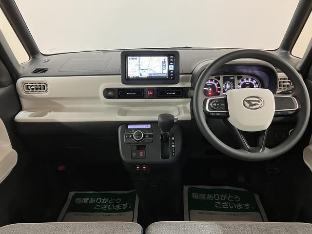 ムーヴキャンバスストライプスG 弊社元試乗車/25年ナビ/バックカメラサポカーSワイド適合 バックカメラ対応 USB接続端子 電動パーキングブレーキ シートヒーター 両側オートスライドドア Pスタート ホッとカップホルダー キーフリー(大阪府)の中古車