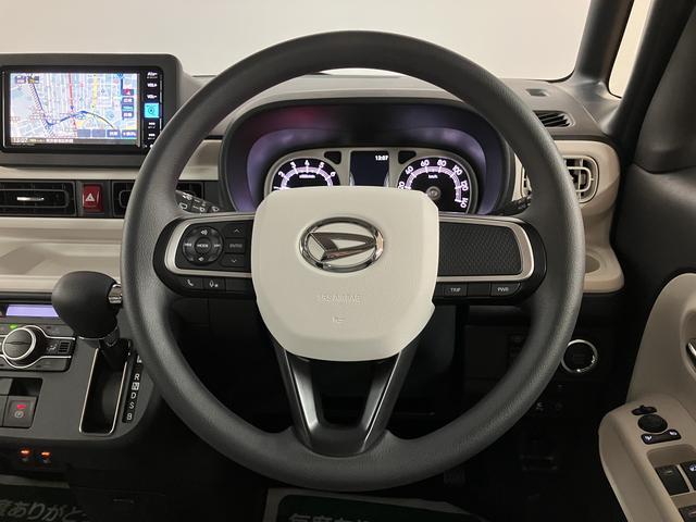 ムーヴキャンバスストライプスＧ　弊社元試乗車／２５年ナビ／バックカメラサポカーＳワイド適合　バックカメラ対応　ＵＳＢ接続端子　電動パーキングブレーキ　シートヒーター　両側オートスライドドア　Ｐスタート　ホッとカップホルダー　キーフリー（大阪府）の中古車