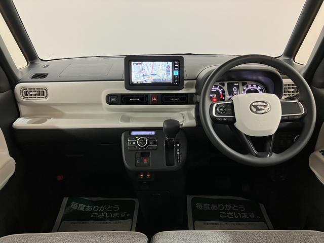 ムーヴキャンバスストライプスG 弊社元試乗車/25年ナビ/バックカメラサポカーSワイド適合 バックカメラ対応 USB接続端子 電動パーキングブレーキ シートヒーター 両側オートスライドドア Pスタート ホッとカップホルダー キーフリー(大阪府)の中古車