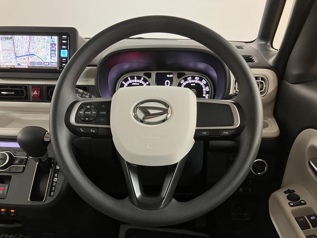 ムーヴキャンバスストライプスＧ　弊社元試乗車／ナビ／バックカメラ／Ｒ６年式サポカーＳワイド適合　バックカメラ対応　ＵＳＢ接続端子　電動パーキングブレーキ　シートヒーター　両側オートスライドドア　Ｐスタート　ホッとカップホルダー　キーフリー（大阪府）の中古車