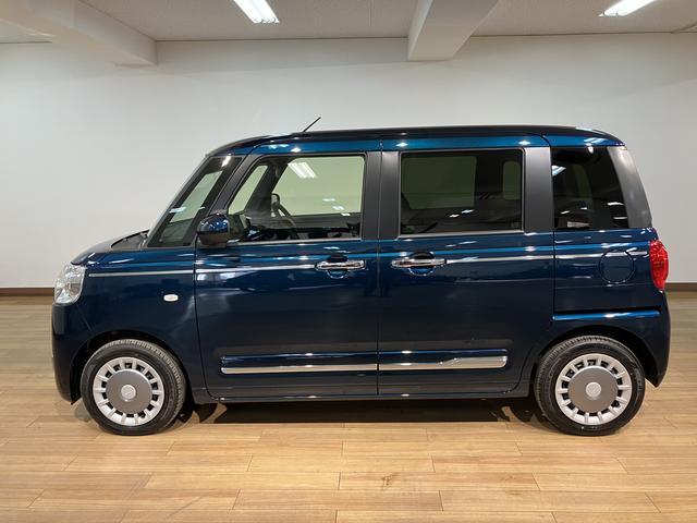 ムーヴキャンバスセオリーＧターボ　弊社元試乗車／２５年ナビ／バックカメラサポカーＳワイド適合　ＵＳＢ接続端子　電動パーキングブレーキ　シートヒーター　両側オートスライドドア　Ｐスタート　全車速追従機能付ＡＣＣ　ホッとカップホルダー　キーフリー（大阪府）の中古車