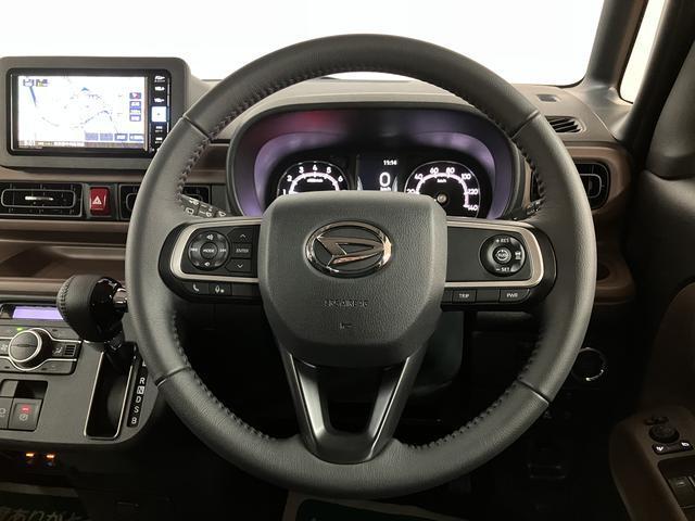 ムーヴキャンバスセオリーＧターボ　弊社元試乗車／２５年式ナビ／バックカメラサポカーＳワイド適合　ナビゲーション　電動パーキングブレーキ　シートヒーター　両側オートスライドドア　ＬＥＤヘッドライト　全車速追従機能付ＡＣＣ　ホッとカップホルダー　キーフリー（大阪府）の中古車