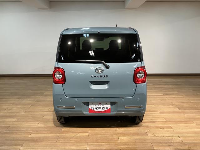 ムーヴキャンバスセオリーＧターボ　弊社元試乗車／２５年式ナビ／バックカメラサポカーＳワイド適合　ナビゲーション　電動パーキングブレーキ　シートヒーター　両側オートスライドドア　ＬＥＤヘッドライト　全車速追従機能付ＡＣＣ　ホッとカップホルダー　キーフリー（大阪府）の中古車