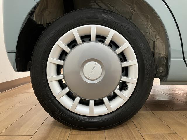 ムーヴキャンバスセオリーＧターボ　弊社元試乗車／２５年式ナビ／バックカメラサポカーＳワイド適合　ナビゲーション　電動パーキングブレーキ　シートヒーター　両側オートスライドドア　ＬＥＤヘッドライト　全車速追従機能付ＡＣＣ　ホッとカップホルダー　キーフリー（大阪府）の中古車