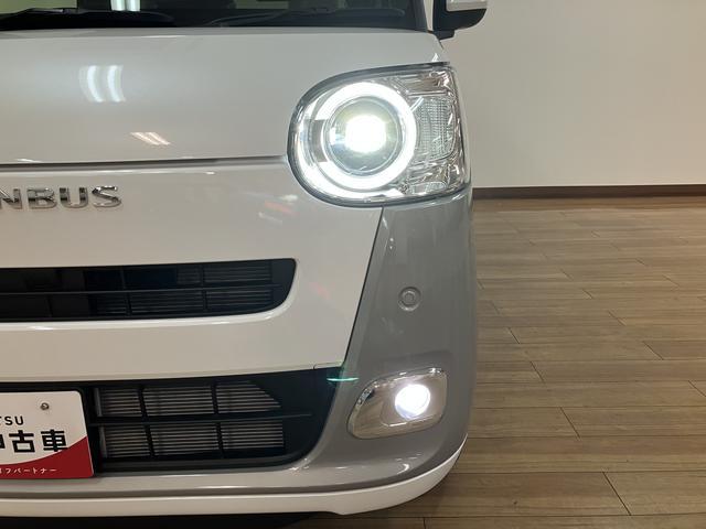 ムーヴキャンバスストライプスＧターボ　弊社元試乗車／２５年ナビ／バックカメラサポカーＳワイド適合　２５年モデルナビ　ＵＳＢ接続端子　電動パーキングブレーキ　シートヒーター　両側オートスライドドア　Ｐスタート　全車速追従機能付ＡＣＣ　ホッとカップホルダー　キーフリー（大阪府）の中古車