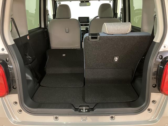 ムーヴキャンバスストライプスＧターボ　弊社元試乗車／２５年ナビ／バックカメラサポカーＳワイド適合　２５年モデルナビ　ＵＳＢ接続端子　電動パーキングブレーキ　シートヒーター　両側オートスライドドア　Ｐスタート　全車速追従機能付ＡＣＣ　ホッとカップホルダー　キーフリー（大阪府）の中古車