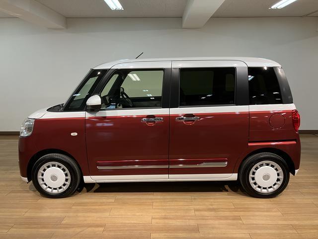 ムーヴキャンバスストライプスＧ／弊社元試乗車／２５年ナビ／バックカメラＲ６年式／走行８５３ｋｍ／元弊社試乗車／２５年モデルナビ／バックカメラ／前後ドラレコ／ＵＳＢアダプター／前席シートヒーター／電動パーキングブレーキ／両側パワースライドドア／ＬＥＤヘッドライト・フォグ（大阪府）の中古車