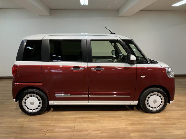 ムーヴキャンバスストライプスＧ／弊社元試乗車／２５年ナビ／バックカメラＲ６年式／走行８５３ｋｍ／元弊社試乗車／２５年モデルナビ／バックカメラ／前後ドラレコ／ＵＳＢアダプター／前席シートヒーター／電動パーキングブレーキ／両側パワースライドドア／ＬＥＤヘッドライト・フォグ（大阪府）の中古車