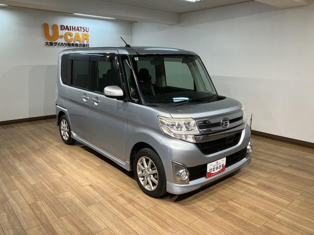 タントカスタムＸ　ＳＡ／１年保証／２．２万キロ／ナビ／ドラレコ／１年間走行距離無制限保証／衝突軽減ブレーキ／２．２万キロ／純正ナビ／ドラレコ／ＥＴＣ／電動スライドドア／ＬＥＤヘッドライト／スマートキー／オートエアコン／Ｂｌｕｅｔｏｏｔｈ／フルセグＴＶ／ＤＶＤ／（大阪府）の中古車