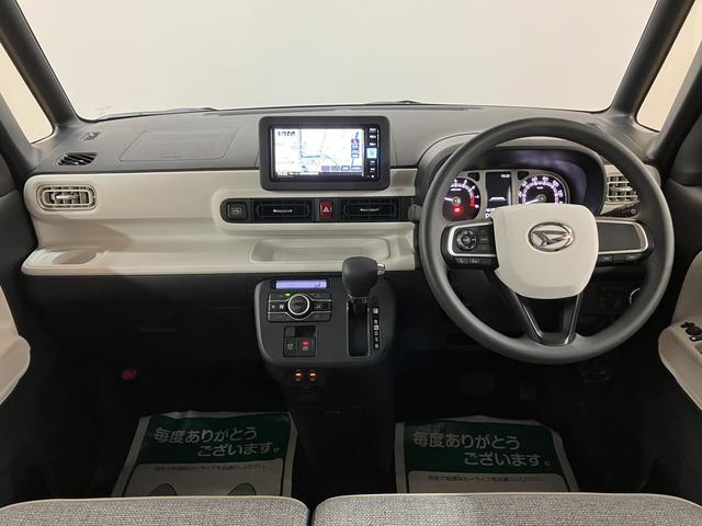 ムーヴキャンバスストライプスG 弊社元試乗車/25年ナビ/バックカメラサポカーSワイド適合 バックカメラ対応 USB接続端子 電動パーキングブレーキ シートヒーター 両側オートスライドドア Pスタート ホッとカップホルダー キーフリー(大阪府)の中古車