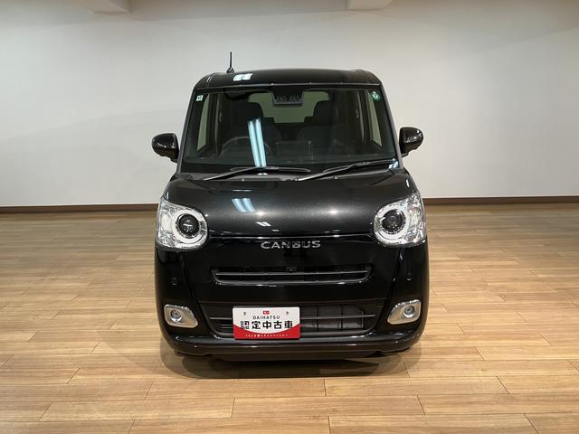 ムーヴキャンバスセオリーGターボ 弊社元試乗車 サポカーSワイド適合純正メモリーナビ バックカメラ 全車速追従機能クルーズコントロール 電動パーキングブレーキ シートヒーター 両側電動スライドドア ホッとカップホルダー 衝突回避軽減ブレーキ コーナーセンサー(大阪府)の中古車