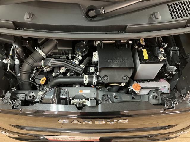 ムーヴキャンバスセオリーGターボ 弊社元試乗車 サポカーSワイド適合純正メモリーナビ バックカメラ 全車速追従機能クルーズコントロール 電動パーキングブレーキ シートヒーター 両側電動スライドドア ホッとカップホルダー 衝突回避軽減ブレーキ コーナーセンサー(大阪府)の中古車