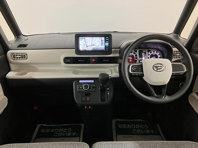 ムーヴキャンバスストライプスG 弊社元試乗車/25年ナビ/バックカメラサポカーSワイド適合 バックカメラ対応 USB接続端子 電動パーキングブレーキ シートヒーター 両側オートスライドドア Pスタート ホッとカップホルダー キーフリー(大阪府)の中古車