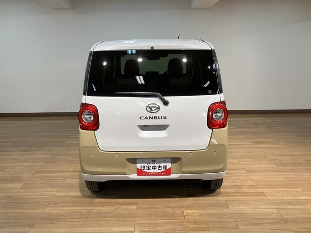 ムーヴキャンバスストライプスＧターボ　弊社元試乗車／２５年ナビ／バックカメラサポカーＳワイド適合　バックカメラ対応　ＵＳＢ接続端子　電動パーキングブレーキ　シートヒーター　両側オートスライドドア　Ｐスタート　ホッとカップホルダー　キーフリー（大阪府）の中古車