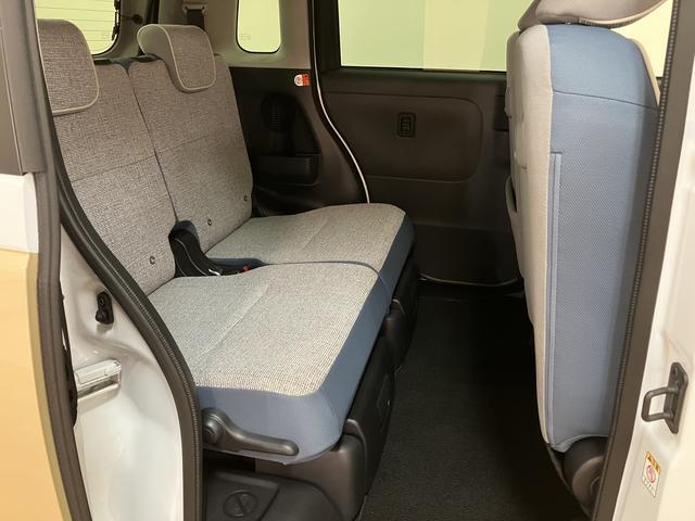 ムーヴキャンバスストライプスＧターボ　弊社元試乗車／２５年ナビ／バックカメラサポカーＳワイド適合　バックカメラ対応　ＵＳＢ接続端子　電動パーキングブレーキ　シートヒーター　両側オートスライドドア　Ｐスタート　ホッとカップホルダー　キーフリー（大阪府）の中古車