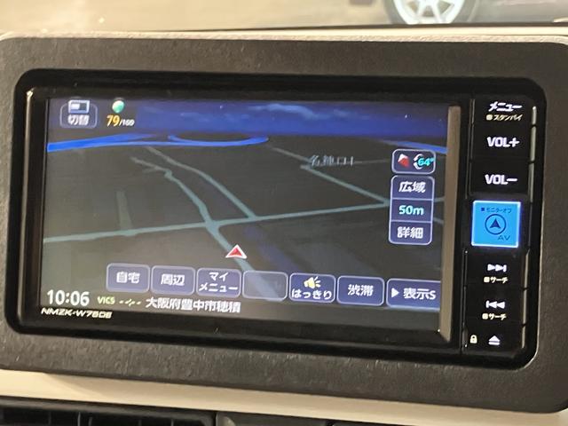 ムーヴキャンバスストライプスＧ　Ｒ７年式／２５年ナビ／バックカメラ／ドラレコサポカーＳワイド適合　バックカメラ対応　ＵＳＢ接続端子　電動パーキングブレーキ　シートヒーター　両側オートスライドドア　Ｐスタート　ホッとカップホルダー　キーフリー（大阪府）の中古車