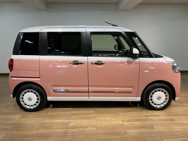 ムーヴキャンバスストライプスＧ　Ｒ７年式／２５年ナビ／バックカメラ／ドラレコサポカーＳワイド適合　バックカメラ対応　ＵＳＢ接続端子　電動パーキングブレーキ　シートヒーター　両側オートスライドドア　Ｐスタート　ホッとカップホルダー　キーフリー（大阪府）の中古車