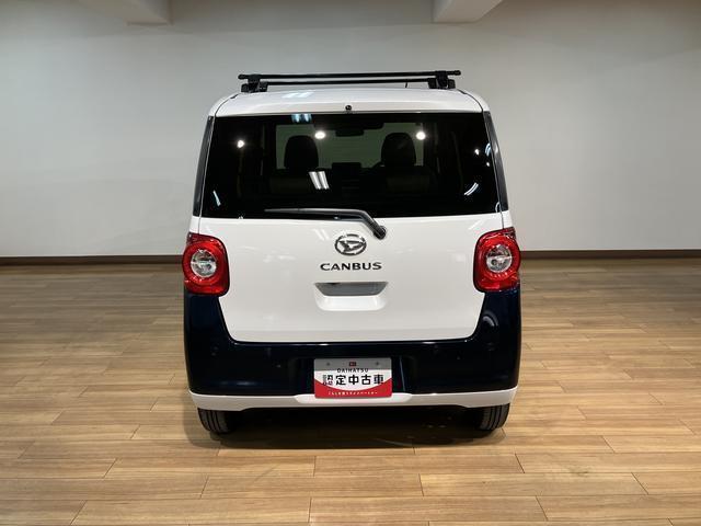 ムーヴキャンバスストライプスＧ　元弊社試乗車　サポカーＳワイド適合純正メモリーナビ・バックカメラ・ルーフキャリア・ＵＳＢ接続端子・　電動パーキングブレーキ・シートヒーター・両側電動スライドドア・電動パーキングブレーキ・ホッとカップホルダー・衝突回避軽減ブレーキ（大阪府）の中古車