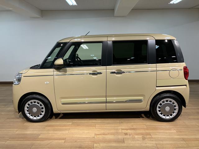 ムーヴキャンバスセオリーGターボ/弊社元試乗車/25年モデルナビ/BカメラR6年式/走行0.1万km/元弊社試乗車/25年モデルナビ/バックカメラ/ステアリングスイッチ/前席シートヒーター/電動パーキングブレーキ/両側パワースライドドア/LEDヘッドライト・フォグランプ(大阪府)の中古車