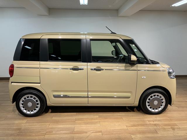 ムーヴキャンバスセオリーGターボ/弊社元試乗車/25年モデルナビ/BカメラR6年式/走行0.1万km/元弊社試乗車/25年モデルナビ/バックカメラ/ステアリングスイッチ/前席シートヒーター/電動パーキングブレーキ/両側パワースライドドア/LEDヘッドライト・フォグランプ(大阪府)の中古車