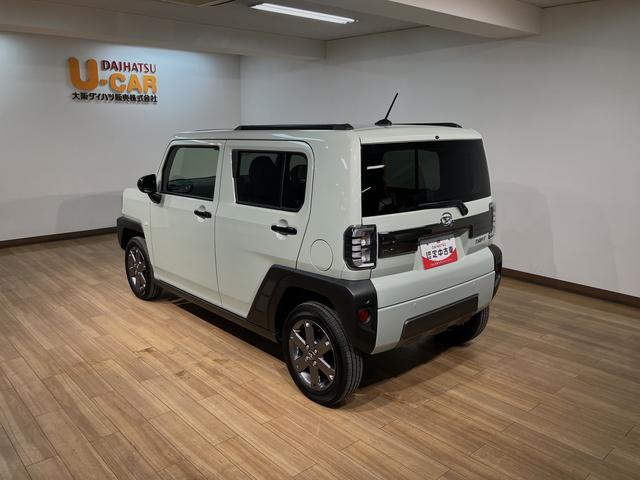 タフトＧターボダーククロムベンチャー　弊社元試乗車／ＡＣＣスカイフィールトップ　アダプティブクルーズコントロール　ＬＥＤヘッド／フォグ　運／助シートヒーター　プッシュボタンスタート　キーフリー　電動パーキングブレーキ　バックカメラ　１５インチアルミホイール（大阪府）の中古車