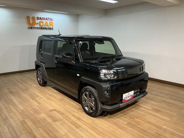 タフトG ダーククロムベンチャー 弊社元試乗車/Bカメラスカイフィールトップ アダプティブクルーズコントロール LEDヘッド/フォグ 運/助シートヒーター プッシュボタンスタート キーフリー 電動パーキングブレーキ バックカメラ 15インチアルミホイール(大阪府)の中古車