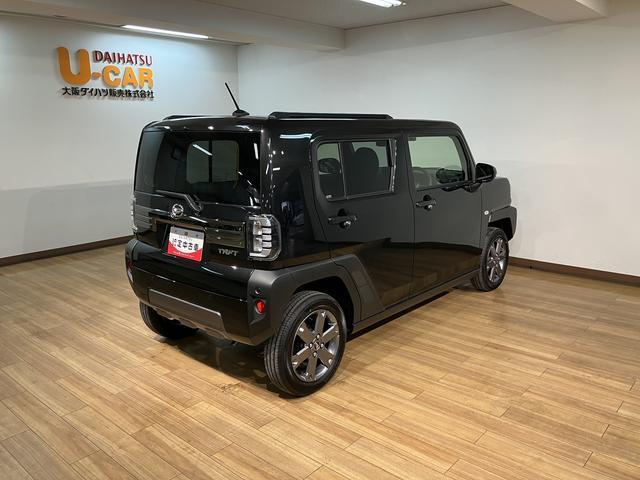 タフトG ダーククロムベンチャー 弊社元試乗車/Bカメラスカイフィールトップ アダプティブクルーズコントロール LEDヘッド/フォグ 運/助シートヒーター プッシュボタンスタート キーフリー 電動パーキングブレーキ バックカメラ 15インチアルミホイール(大阪府)の中古車