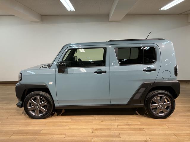 タフトＧターボ　ダーククロムベンチャー／弊社元試乗車／ＡＣＣスカイフィールトップ　アダプティブクルーズコントロール　ＬＥＤヘッド／フォグ　運／助シートヒーター　プッシュボタンスタート　キーフリー　電動パーキングブレーキ　バックカメラ　１５インチアルミホイール（大阪府）の中古車