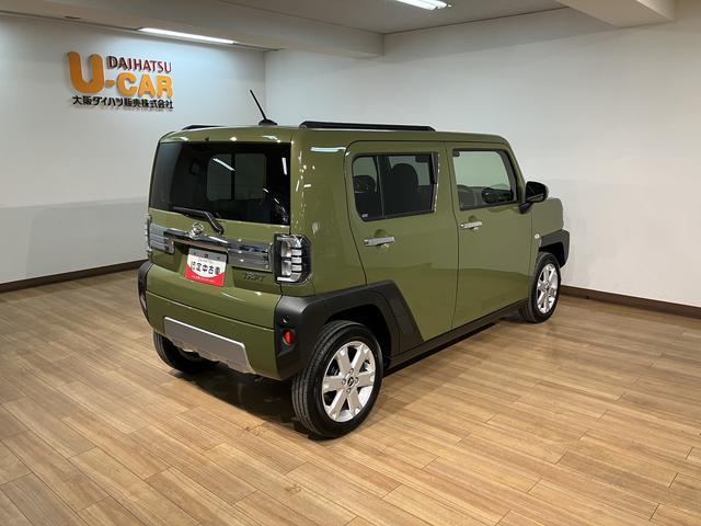 タフトＧターボ　クロムベンチャー　弊社元試乗車／ＡＣＣ／Ｂカメラスカイフィールトップ　アダプティブクルーズコントロール　ＬＥＤヘッド／フォグ　運／助シートヒーター　プッシュボタンスタート　キーフリー　電動パーキングブレーキ　バックカメラ　１５インチアルミホイール（大阪府）の中古車