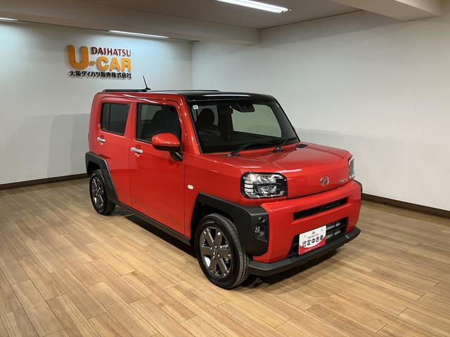 タフトＧターボ　弊社元試乗車　サポカーＳワイド適合ターボエンジン・純正メモリーナビ・バックカメラ・全車速追従機能クルーズコントロールＡＣＣ・スカイフィールトップ・衝突回避軽減ブレーキ・誤発進抑制機能・前後コーナーセンサー・電動パーキングブレーキ（大阪府）の中古車