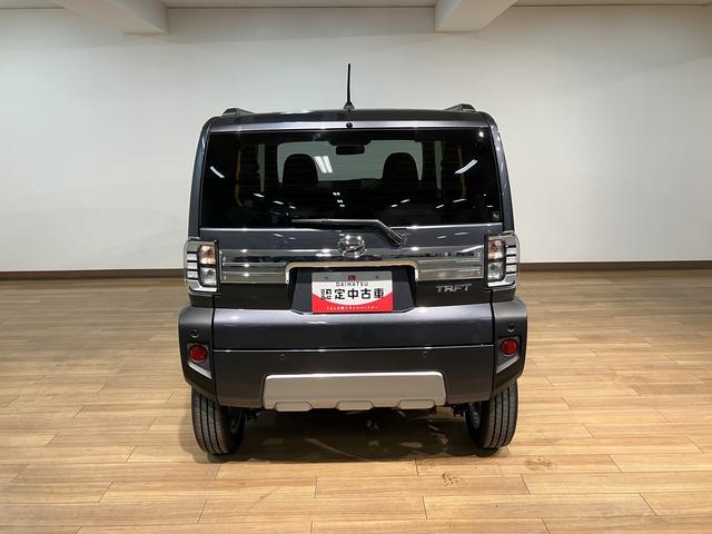 タフトGターボ クロムベンチャー 弊社元試乗車/ACC/Bカメラスカイフィールトップ アダプティブクルーズコントロール LEDヘッド/フォグ 運/助シートヒーター プッシュボタンスタート キーフリー 電動パーキングブレーキ バックカメラ 15インチアルミホイール(大阪府)の中古車