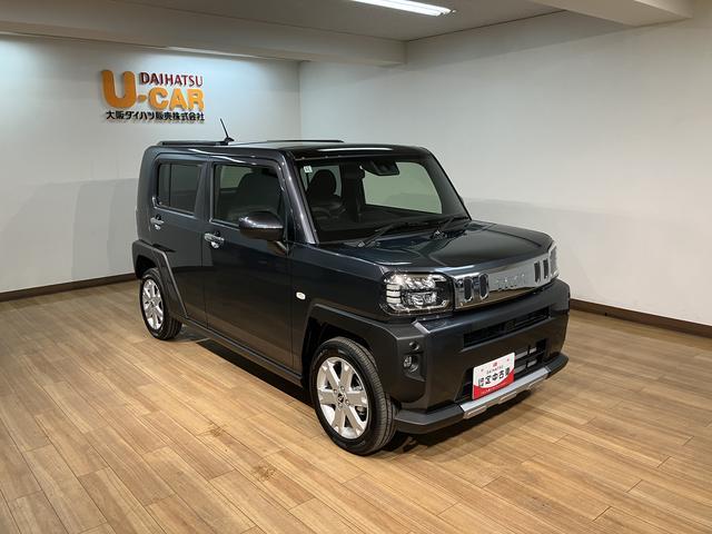 タフトGターボ クロムベンチャー 弊社元試乗車/ACC/Bカメラスカイフィールトップ アダプティブクルーズコントロール LEDヘッド/フォグ 運/助シートヒーター プッシュボタンスタート キーフリー 電動パーキングブレーキ バックカメラ 15インチアルミホイール(大阪府)の中古車