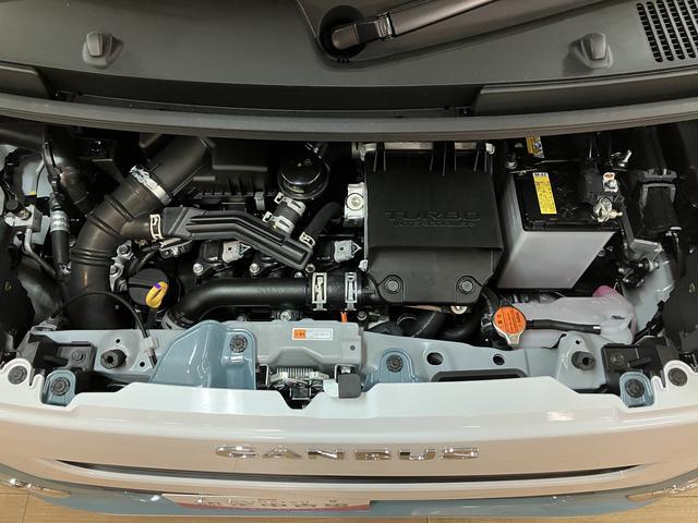 ムーヴキャンバスストライプスＧターボ　２５年モデルナビ／Ｂカメラ／ＡＣＣ走行無制限１年保証　両側電動スライドドア　アダプティブクルーズコントロール　前後コーナーセンサー　前席シートヒーター　ホッとカップホルダー　オートマチックハイビーム　ＬＥＤヘッドライト　スマートキー（大阪府）の中古車