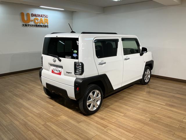 タフトG ナビ/パノラマカメラ/FRドラレコ/ETCスカイフィールトップ LEDヘッド/フォグ 運/助シートヒーター プッシュボタンスタート キーフリー 電動パーキングブレーキ バックカメラ 15インチアルミホイール(大阪府)の中古車