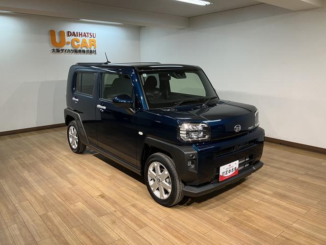 タフトG 弊社元試乗車/ナビ/バックカメラ/走行619km走行無制限1年保証 前後コーナーセンサー 前席シートヒーター スカイフィールトップ オートマチックハイビーム LEDヘッドライト オートブレーキホールド スマートキー 15インチ純正アルミホイール(大阪府)の中古車