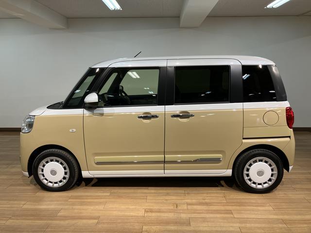 ムーヴキャンバスストライプスGターボ サポカーSワイド適合 認定中古車元弊社試乗車・ターボエンジン・純正メモリーナビ・バックカメラ・ETC車載器・全車速追従機能クルーズコントロール・衝突回避軽減ブレーキ・誤発進抑制機能・シートヒーター・両側電動スライドドア(大阪府)の中古車