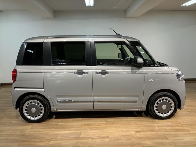 ムーヴキャンバスセオリーGターボ R7年式/25年ナビ/バックカメラ/ACC走行無制限1年保証 両側電動スライドドア アダプティブクルーズコントロール 前後コーナーセンサー 前席シートヒーター ホッとカップホルダー オートマチックハイビーム LEDヘッドライト スマートキー(大阪府)の中古車