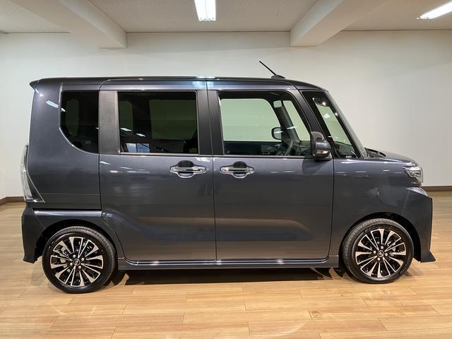 タントカスタムＲＳ　Ｒ７年式／ターボ／Ｂカメラ対応／両側ＰＳＤターボ　スマートアシスト　バックカメラ　両側リヤパワースライドドア　プッシュボタンエンジンスタート　シートヒーター　ＬＥＤヘッドライト　アルミホイール　オートエアコン　オートライト　ＡＢＳ（大阪府）の中古車