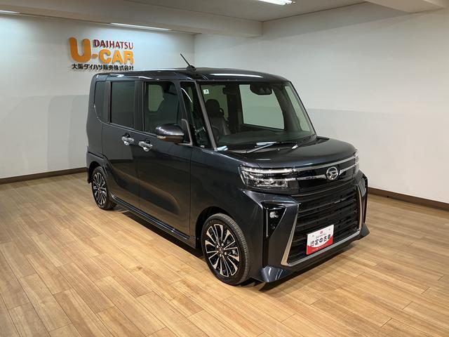 タントカスタムＲＳ　Ｒ７年式／ターボ／Ｂカメラ対応／両側ＰＳＤターボ　スマートアシスト　バックカメラ　両側リヤパワースライドドア　プッシュボタンエンジンスタート　シートヒーター　ＬＥＤヘッドライト　アルミホイール　オートエアコン　オートライト　ＡＢＳ（大阪府）の中古車