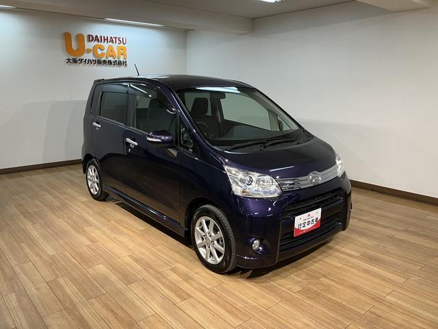 ムーヴカスタム　Ｘリミテッド　ナビ／バックカメラ／走行３．７万キロＬＥＤヘッドライト　フォグランプ　ワンセグ純正ナビ　バックカメラ　オートエアコン　キーフリー　電動格納ミラー　盗難防止セキュリティアラーム　アルミホイール（大阪府）の中古車