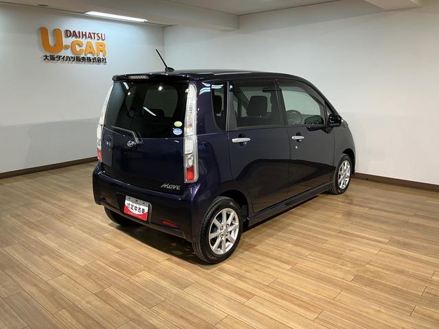 ムーヴカスタム　Ｘリミテッド　ナビ／バックカメラ／走行３．７万キロＬＥＤヘッドライト　フォグランプ　ワンセグ純正ナビ　バックカメラ　オートエアコン　キーフリー　電動格納ミラー　盗難防止セキュリティアラーム　アルミホイール（大阪府）の中古車