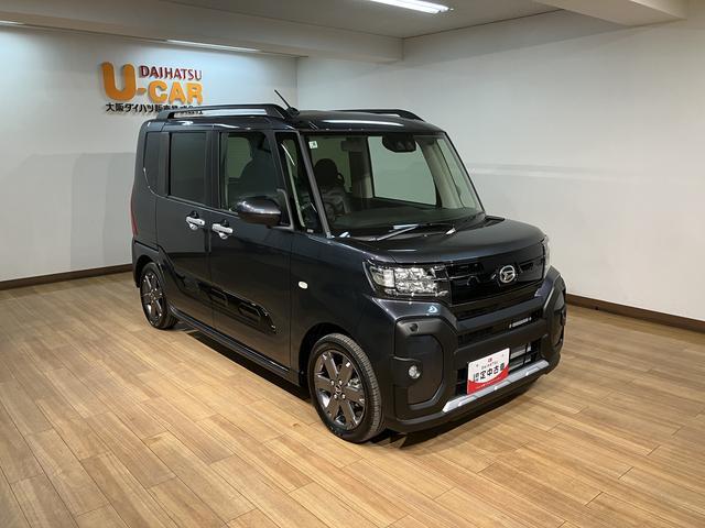 タントファンクロスターボリミテッド ACC/ETC/走行21kmターボ ACC ETC スマートアシスト バックカメラ 両側リヤパワースライドドア プッシュボタンエンジンスタート シートヒーター LEDヘッドライト アルミホイール オートエアコン オートライト(大阪府)の中古車