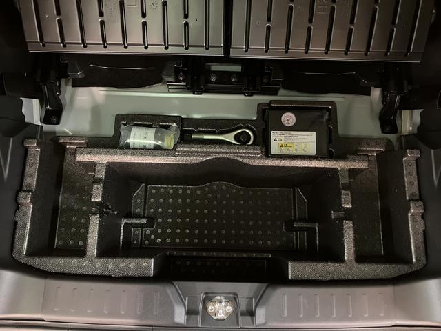 ムーヴキャンバスストライプスＧターボ　２５年ナビ／バックカメラ／走行３３ｋｍサポカーＳワイド適合　バックカメラ対応　ＵＳＢ接続端子　電動パーキングブレーキ　シートヒーター　両側オートスライドドア　Ｐスタート　ホッとカップホルダー　キーフリー（大阪府）の中古車