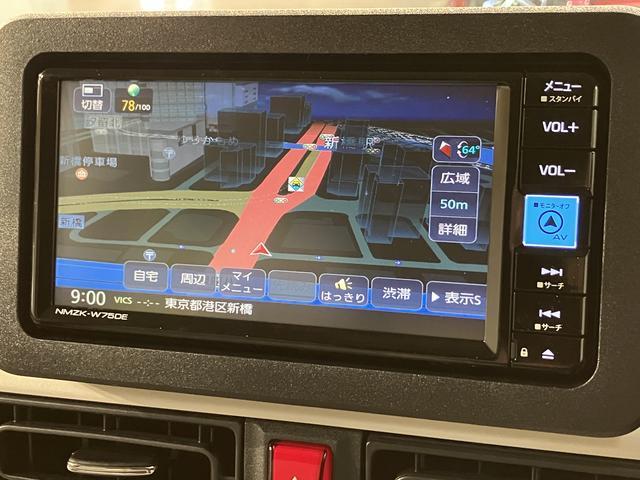 ムーヴキャンバスストライプスＧ　Ｒ７年式／２５年モデルナビ／バックカメラサポカーＳワイド適合　バックカメラ対応　ＵＳＢ接続端子　電動パーキングブレーキ　シートヒーター　両側オートスライドドア　Ｐスタート　ホッとカップホルダー　キーフリー（大阪府）の中古車