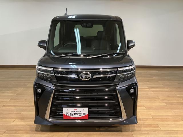 タントカスタムＲＳ　Ｒ７年式／バックカメラ対応／走行３８ｋｍターボ　スマートアシスト　バックカメラ　両側リヤパワースライドドア　プッシュボタンエンジンスタート　シートヒーター　ＬＥＤヘッドライト　アルミホイール　オートエアコン　オートライト　ＡＢＳ（大阪府）の中古車