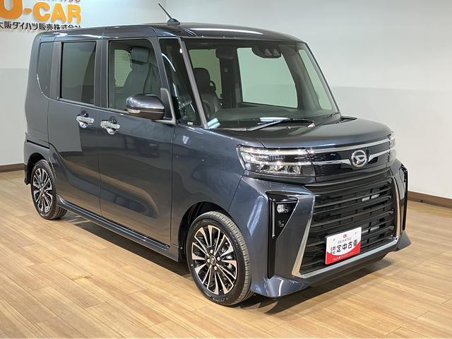 タントカスタムＲＳ　Ｒ７年式／バックカメラ対応／走行３８ｋｍターボ　スマートアシスト　バックカメラ　両側リヤパワースライドドア　プッシュボタンエンジンスタート　シートヒーター　ＬＥＤヘッドライト　アルミホイール　オートエアコン　オートライト　ＡＢＳ（大阪府）の中古車