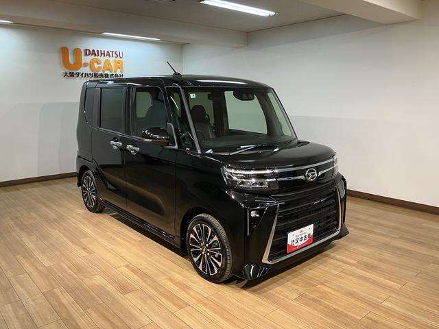 タントカスタムRSリミテッド 届出済未使用車 サポカーSワイド適合届出済未使用車・ターボエンジン・純正メモリーナビ・バックカメラ・ETC車載器・全車速追従クルーズコントロール・両側電動スライドドア・シートヒーター・衝突回避支援ブレーキ・誤発進抑制機能・LEDライト(大阪府)の中古車