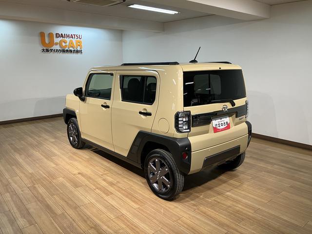 タフトＧターボ　ダーククロムベンチャー　バックカメラ対応／ＡＣＣスカイフィールトップ　アダプティブクルーズコントロール　ＬＥＤヘッド／フォグ　運／助シートヒーター　プッシュボタンスタート　キーフリー　電動パーキングブレーキ　バックカメラ　１５インチアルミホイール（大阪府）の中古車