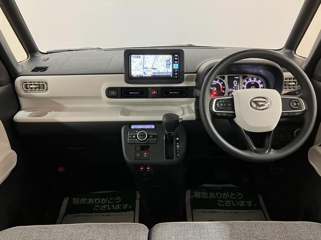 ムーヴキャンバスストライプスGターボ 25年ナビ/バックカメラ/ACC走行無制限1年保証 両側電動スライドドア アダプティブクルーズコントロール 前後コーナーセンサー 前席シートヒーター ホッとカップホルダー オートマチックハイビーム LEDヘッドライト スマートキー(大阪府)の中古車